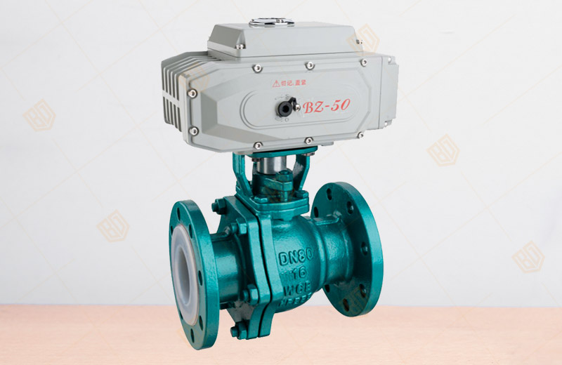 Electric Fluorine Lined Ball Valve